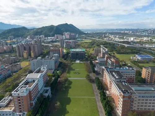 Front of National Taipei University Aerial View